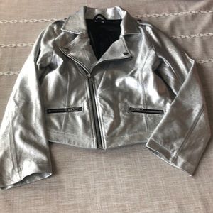 Girls silver jacket
